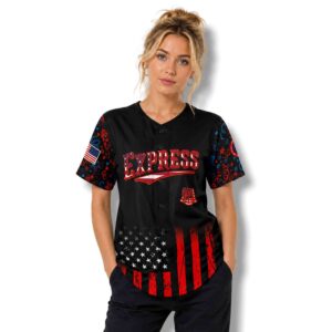 RR Express 250 Years USA Anniversary 1776 2026 Baseball Jersey 2
