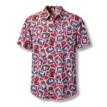 2026 Rangers 1996 Rangers Team Baseball Card Button Shirt Giveaway