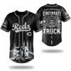 25026 Reds x Truck Driver Baseball Jersey 2