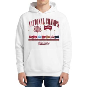 2026 Oklahoma Baseball National Champions Omaha Flags Hoodie