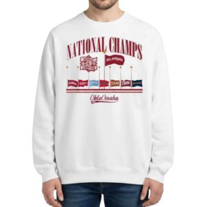 2026 Oklahoma Baseball National Champions Omaha Flags Sweatshirt