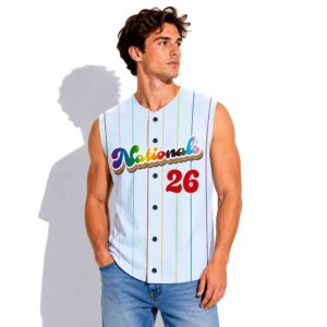 2026 Nationals Pride Night Sleeveless Baseball Jersey Giveaway 1