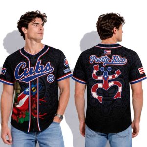 2026 Cubs Puerto Rico Heritage Night Baseball Jersey 1