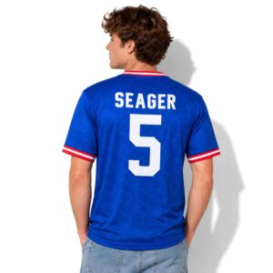 2026 Texas Rangers Seager 5 Futbol Jersey Giveaway 2026 Texas Rangers Seager 5 Futbol Jersey Giveaway