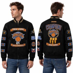 2026 NY Knicks 3x Champions Back On Top Jacket 2