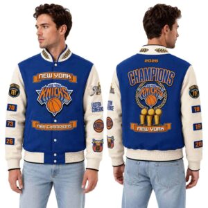 2026 NY Knicks 3x Champions Back On Top Jacket 3