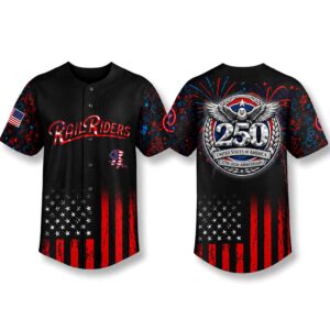 RailRiders 250 Years USA Anniversary 1776 2026 Baseball Jersey