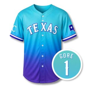 2026 Rangers Mackenzie Gore Texas Jersey Giveaway 2