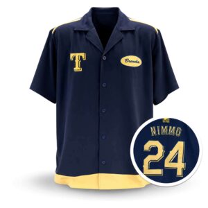 2026 Rangers Blue Bell Button Shirt Giveaway 2