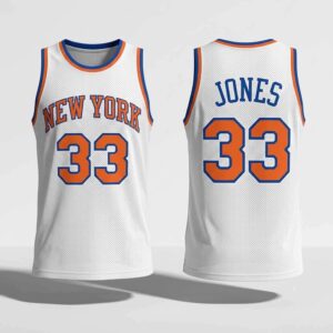 2026 NY Knicks Zohran Mamdani Jones 33 Jersey 2