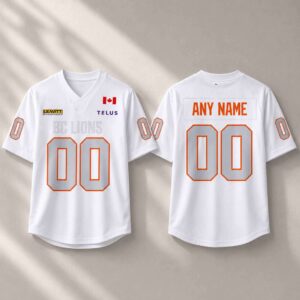2026 BC Lions Pacific Frost Football Jersey 2