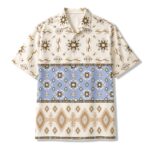 Aaron Greene Louis Tomeo Santa Fe Aztec Print Shirt