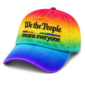 We The People Means Everyone Pride Month Hat