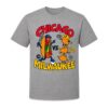 Chicago Milwaukee Rivalry Carton Hot Dog T Shirt