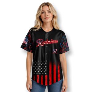 Rainiers 250 Years USA Anniversary 1776 2026 Baseball Jersey 3