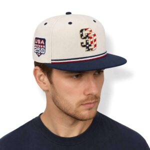 2026 SD Padres USA 250th Anniversary Fourth Of July Snapback Hat