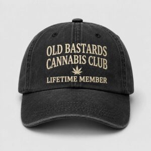 Old Bastards Cannabis Club Lifetime Member Embroidery Hat