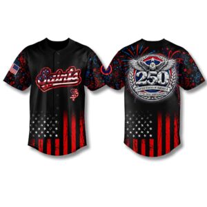 Paul Saints 250 Years USA Anniversary 1776 2026 Baseball Jersey 3