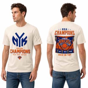 2026 Knicks 3x Champions Back On Top Shirt 1