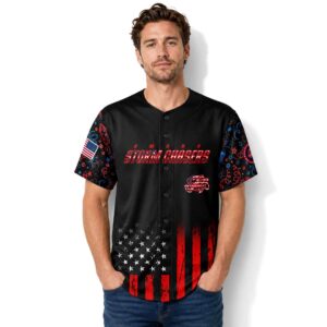 Storm Chasers 250 Years USA Anniversary 1776 2026 Baseball Jersey 2