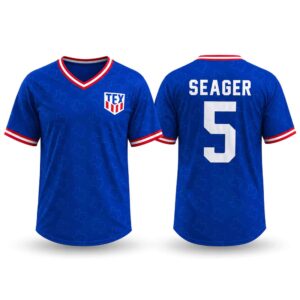 2026 Texas Rangers Seager 5 Futbol Jersey Giveaway 2