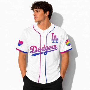 2026 LA Dodgers Pride Month Love All Ways Personalization Jersey 1