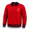 2026 LA Angels Throwback Collared Crewneck Sweatshirt Giveaway