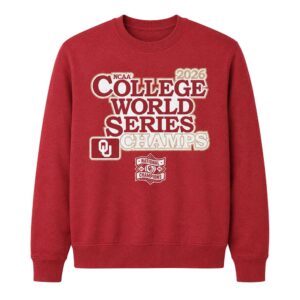 2026 Oklahoma Baseball College World Series Champions Sweatshirt