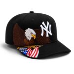 NY Yankees Eagle USA Flag Embroidered Hat