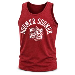 2026 Oklahoma Baseball Boomer Sooner National Champions Tank Top