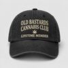 Old Bastards Cannabis Club Lifetime Member Embroidery Hat