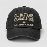 Old Bastards Cannabis Club Lifetime Member Embroidery Hat