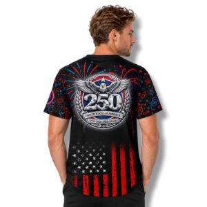 Paul Saints 250 Years USA Anniversary 1776 2026 Baseball Jersey 1