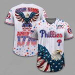 Phillies 250th Anniversary America 1776 2026 Personalization Jersey