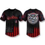 RailRiders 250 Years USA Anniversary 1776 2026 Baseball Jersey