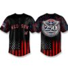 Red Sox 250 Years USA Anniversary 1776 2026 Baseball Jersey 1