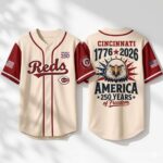 Reds 1776 2026 America 250 Years Of Freedom Jersey
