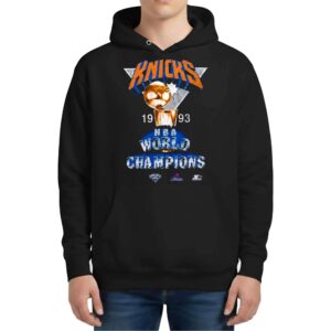 2026 Tyler Kolek NY Knicks 1993 World Champions Parade Hoodie
