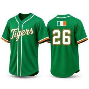 2026 Detroit Tigers Irish Heritage Jersey Giveaway 2