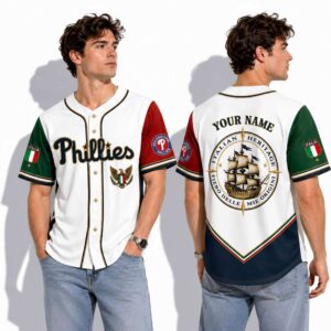 2026 Phillies Italian Heritage Night Baseball Jersey