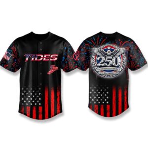 Tides America 250th Anniversary 1776 2026 Baseball Jersey