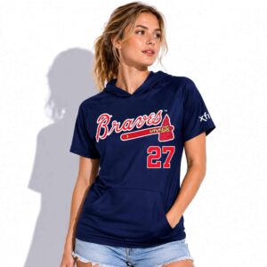 2026 Braves Austin Riley Short Sleeve Hoodie Giveaway 1
