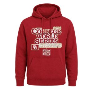 2026 Oklahoma Baseball College World Series Champions Hoodie