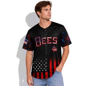 SL Bees 250 Years USA Anniversary 1776 2026 Baseball Jersey 1