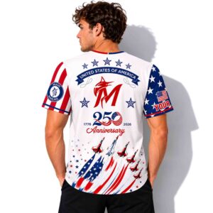 Marlins America 250th Anniversary 1776 2026 Baseball Jersey