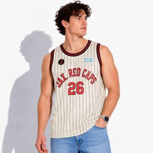 2026 Jumbo Shrimp Red Caps Basketball Jersey Giveaway