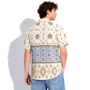 Aaron Greene Louis Tomeo Santa Fe Aztec Print Shirt 1