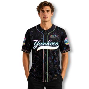NY Yankees Crucial Catch Intercept Cancer Jersey