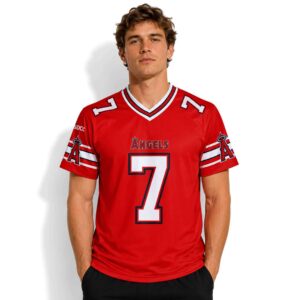 2026 LA Angels Jo Adell Football Jersey Giveaway