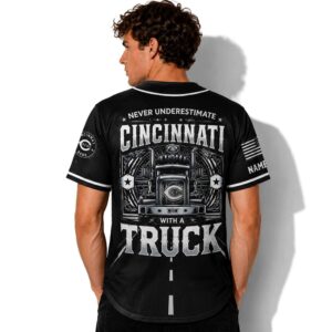 25026 Reds x Truck Driver Baseball Jersey